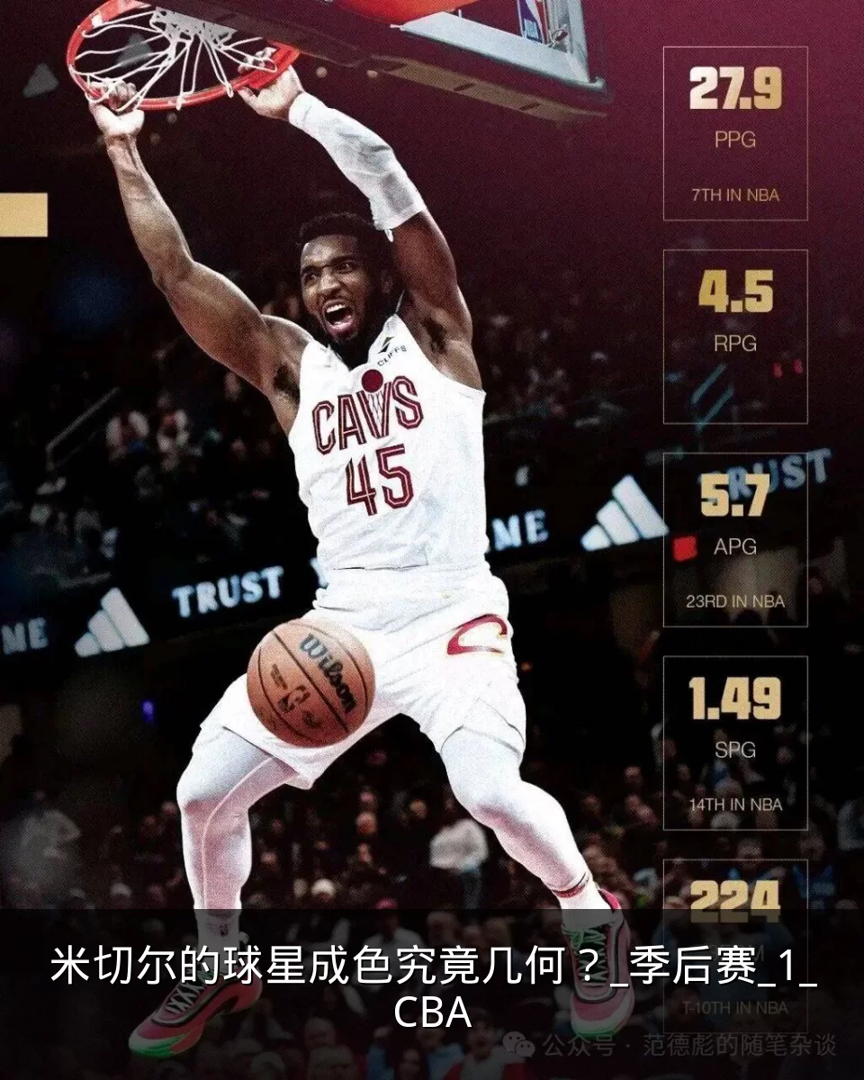 米切尔的球星成色究竟几何?_季后赛_1_CBA